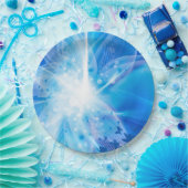 Assiettes En Carton Plaque de papier rond de 9 po (Fête)