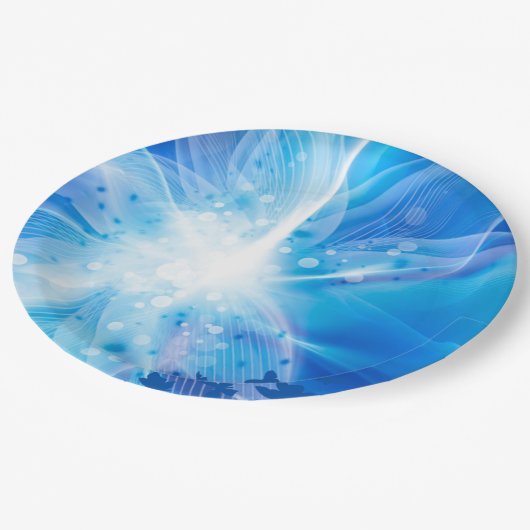 Assiettes En Carton Plaque de papier rond de 9 po (Angle)