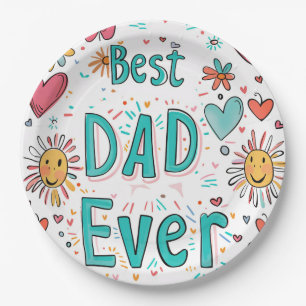 Assiettes En Carton Plaque de papier rond de 9 po personnalisée