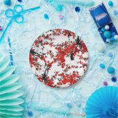 Assiettes En Carton Plaque de papier Sakura (Fête)