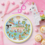 Assiettes En Carton Plaque de papier San Diego (Fête)