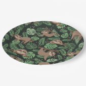 Assiettes En Carton Plaque de papier Sloth (Angle)