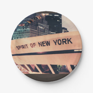 Assiettes En Carton Plaque de papier Spirit of New York