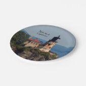 Assiettes En Carton Plaque de papier Split Rock Lighthouse (Angle)