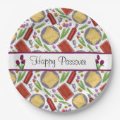 Assiettes En Carton Plaque de papier Spring Passover (Devant)