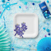 Assiettes En Carton Plaque de papier Texas Bluebonnet (Fête)