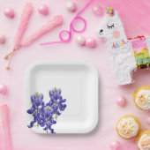 Assiettes En Carton Plaque de papier Texas Bluebonnet (Fête)