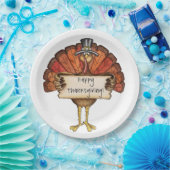 Assiettes En Carton Plaque de papier Thanksgiving (Fête)