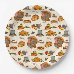 Assiettes En Carton Plaque de papier Thanksgiving