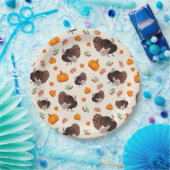 Assiettes En Carton Plaque de papier Thanksgiving (Fête)