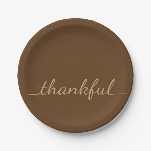 Assiettes En Carton Plaque de papier Thanksgiving (Devant)