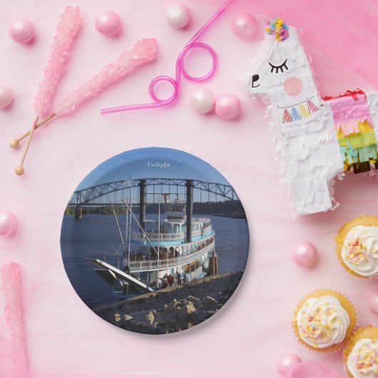 Assiettes En Carton Plaque de papier torse (Fête)