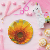 Assiettes En Carton Plaque de papier tournesol (Fête)