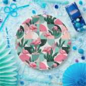 Assiettes En Carton Plaque de papier tropicale (Fête)