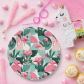 Assiettes En Carton Plaque de papier tropicale (Fête)