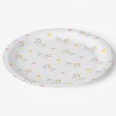 Assiettes En Carton Plaque de papier Unicorne (Angle)