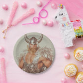 Assiettes En Carton Plaque de papier viking viking (Fête)