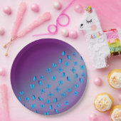 Assiettes En Carton Plaque de papier violet Enchantée (Fête)