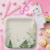 Assiettes En Carton Plaque de papier Wild Fern (Fête)