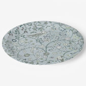 ASSIETTES EN CARTON PLAQUE DE PAPIER : WILLIAM MORRIS : OWL & PHÉASANT (Angle)