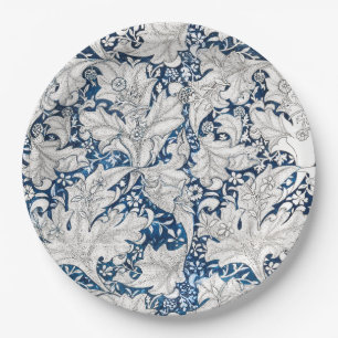 ASSIETTES EN CARTON PLAQUE DE PAPIER : WILLIAM MORRIS : WALLFLOWER MOT