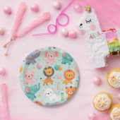 Assiettes En Carton Plaque de parade animale (Fête)