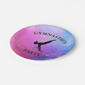 ASSIETTES EN CARTON PLAQUE DE PARTI GYMNASTICS (Angle)
