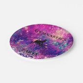 ASSIETTES EN CARTON PLAQUE DE PARTI GYMNASTICS (Angle)