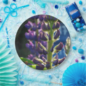 Assiettes En Carton Plaque de photographie de fleurs (Fête)