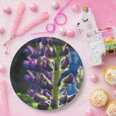 Assiettes En Carton Plaque de photographie de fleurs (Fête)