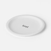 Assiettes En Carton plaque de test (Angle)