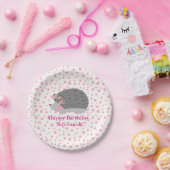 Assiettes En Carton Plaque d'emballage d'anniversaire de hérisson pers (Fête)