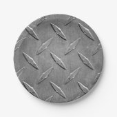 Assiettes En Carton plaque diamant métallique en aluminium industriel (Devant)