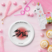 Assiettes En Carton Plaque d'identification d'anniversaire (Fête)
