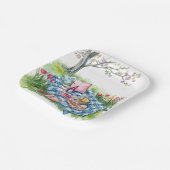 Assiettes En Carton Plaque en papier à thème pique-nique (Angulaire)