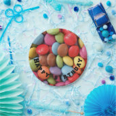 Assiettes En Carton plaque en papier arc-en-ciel (Fête)