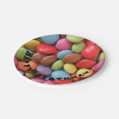 Assiettes En Carton plaque en papier arc-en-ciel (Angle)