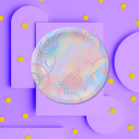 Plaque en papier arc-en-ciel