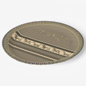 Assiettes En Carton Plaque en papier assyrienne (Angle)