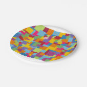 Assiettes En Carton Plaque En Papier Avec Amusant Gras Lumineux Design (Angle)