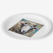 Assiettes En Carton Plaque en papier avec motif mouton (Angle)