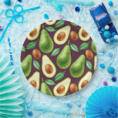 Assiettes En Carton Plaque en papier Avocado (Fête)