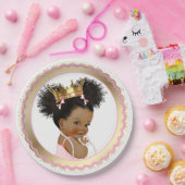Assiettes En Carton Plaque en papier Baby shower Princess Ethnic (Fête)