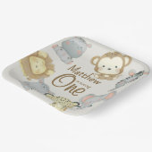 Assiettes En Carton Plaque en papier Boho Safari (Angulaire)