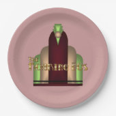 Assiettes En Carton Plaque en papier charleston (Devant)