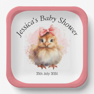 Assiettes En Carton Plaque en papier chic pour bébé mignonne