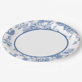 Assiettes En Carton Plaque en papier Chinoiserie (Angle)