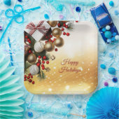 Assiettes En Carton Plaque en papier chocolat (Fête)