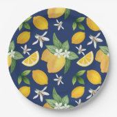 Assiettes En Carton Plaque en papier citron Amalfi (Devant)