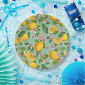 Assiettes En Carton Plaque en papier Citrus (Fête)